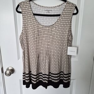 Croft & Barrow Women's Patterned Sleeveless Top